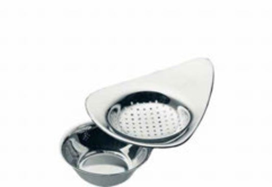 Tea Strainer With Bowl 4.8" x 3.8" x 1.3" Coffeeculture Silverplate by WMF