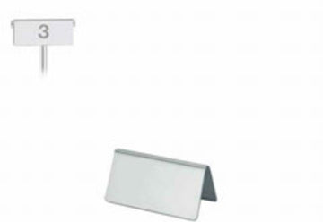 Table Number, Marking On Request 3.3" 1.5" Neutral Silverplate by WMF