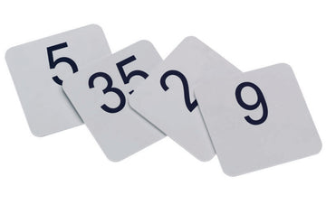 Plastic Table Number 4" x 4" Neutral by WMF