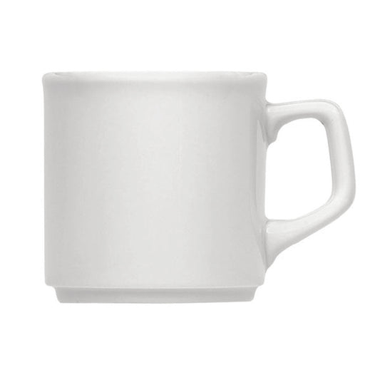 White Mug 3.1" dia. x 1.5" 10.1 oz Bonn by Bauscher