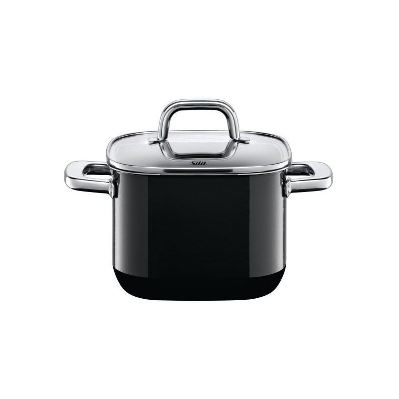 High casserole with lid - DISCONTINUED 7.1" Silit Quadro by BauscherHepp
