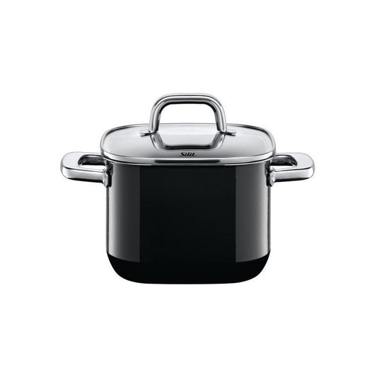 High casserole with lid - DISCONTINUED 7.1" Silit Quadro by BauscherHepp