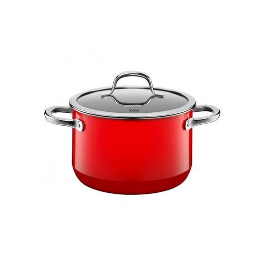 High casserole with lid 7.9" dia. x 5" 125.1 oz Silit Passion by BauscherHepp