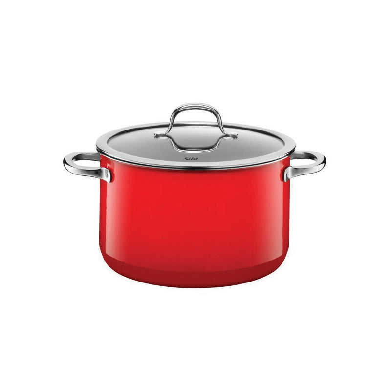 High casserole with lid 9.4