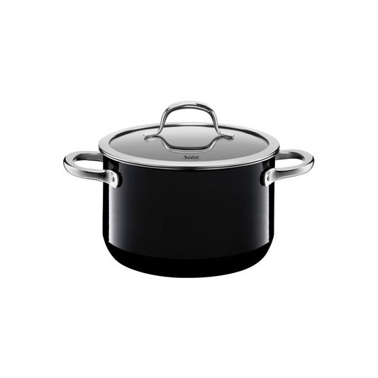 High casserole with lid 7.9" dia. x 5" 125.1 oz Silit Passion by BauscherHepp