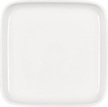 White Square Plate 7.8" x 7.8" x 1.5" Bonn by Bauscher