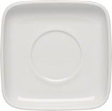White Square Saucer 4.7