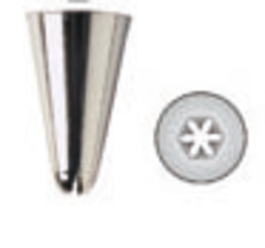 Star Nozzle, Closed, Size 5 (16mm) 6.3" Kaiser Deko-Center by BauscherHepp