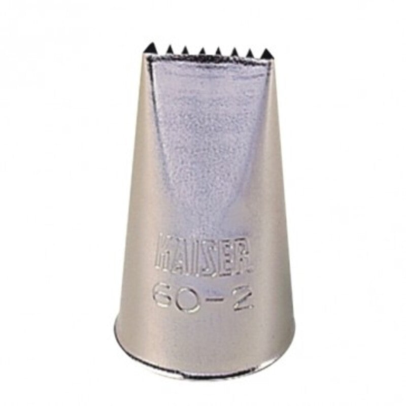 Star ribbon Nozzle, (16mm) 6.3" Kaiser Deko-Center by BauscherHepp
