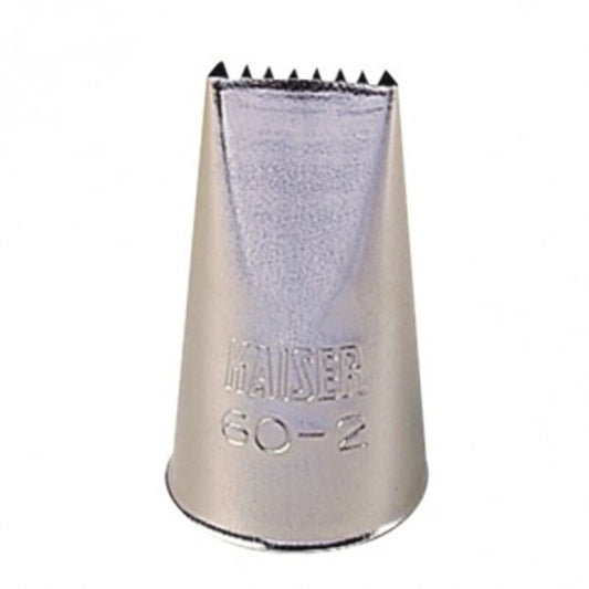 Star ribbon Nozzle, (16mm) 6.3" Kaiser Deko-Center by BauscherHepp