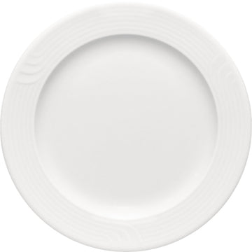 White Flat Plate with Rim 9" dia. x 0.8" Carat by Bauscher