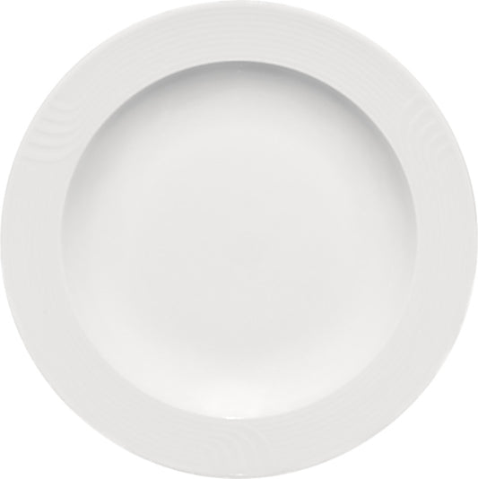 White Deep Plate With Rim 9" dia. x 1.3" 11.5 oz Carat by Bauscher