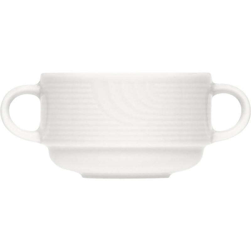 White Cream Soup Cup 3.7