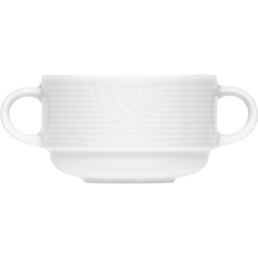 White Cream Soup Cup 3.7" dia. x 2.2" 9.1 oz Carat by Bauscher