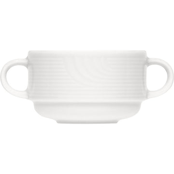 White Cream Soup Cup 3.7" dia. x 2.2" 9.1 oz Carat by Bauscher