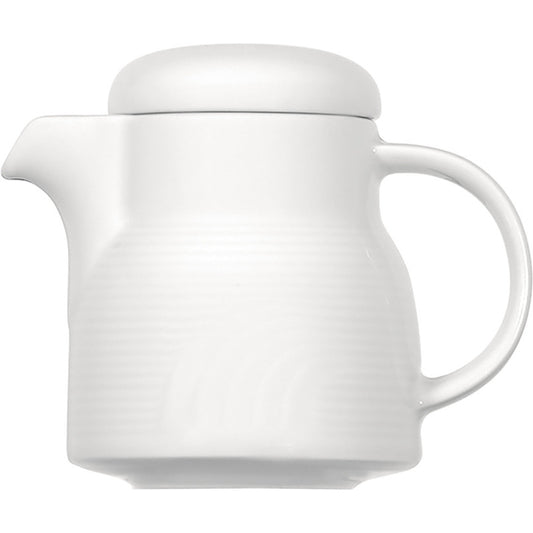 White Coffee Pot 5.2" dia. x 4.4" 10.1 oz Carat by Bauscher