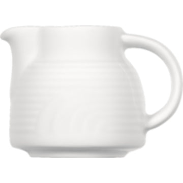 White Creamer 2.7" dia. x 2" 1.7 oz Carat by Bauscher