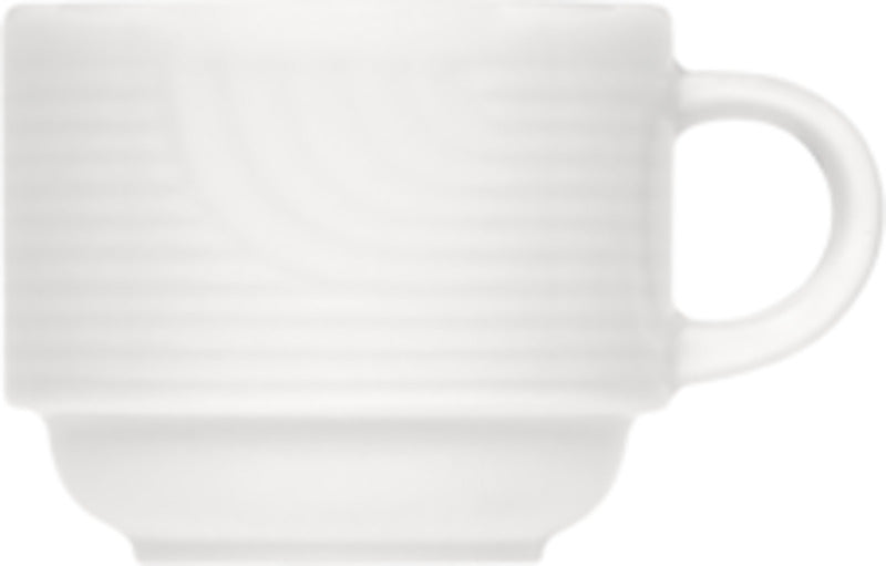 White Cup, Stackable 2.4