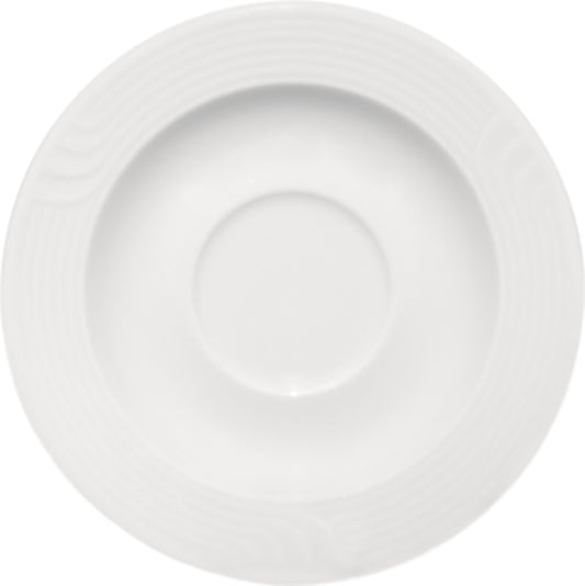 White Saucer 4.9" dia. x 0.6" Carat by Bauscher
