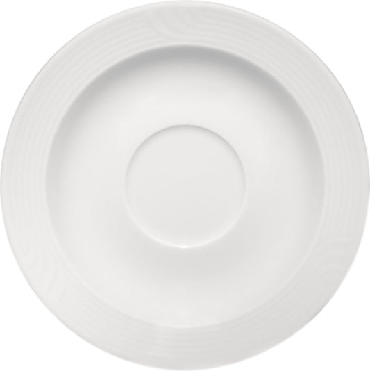 White Saucer 6.2" dia. x 0.8" Carat by Bauscher
