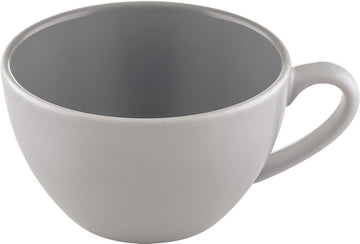 Cafþ-Au-Lait Cup 4.2" dia. x 2.6" 11.8 oz  Sandstone Grey by Bauscher