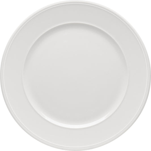 White Flat Plate with Rim 6.2" dia. x 0.7" Come4Table by Bauscher