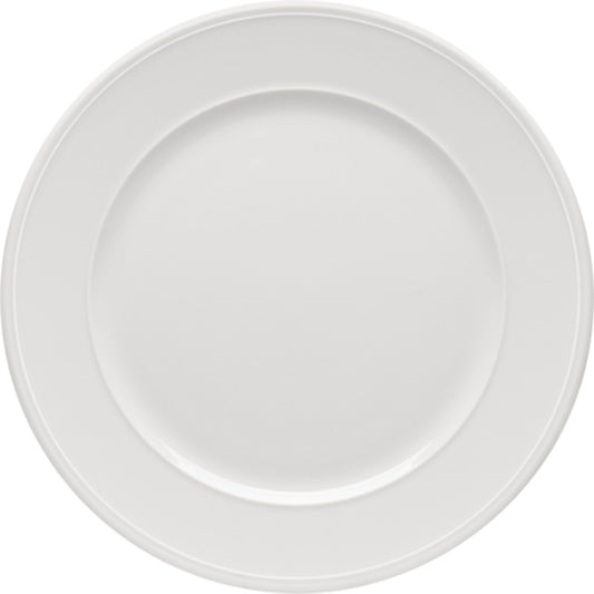 White Flat Plate with Rim 8.2" dia. x 0.8" Come4Table by Bauscher