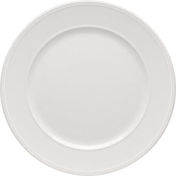 White Flat Plate with Rim 8.2" dia. x 0.8" Come4Table by Bauscher