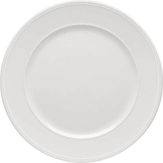 White Flat Plate with Rim 11.4" dia. x 1" Come4Table by Bauscher