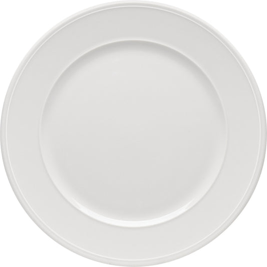 White Flat Plate with Rim 12.5" dia. x 1.1" Come4Table by Bauscher