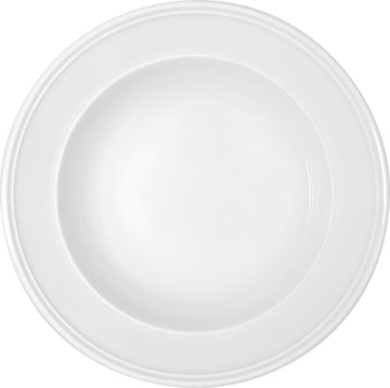 White Deep Plate With Rim 6.3" dia. x 1.5" 4.4 oz Come4Table by Bauscher