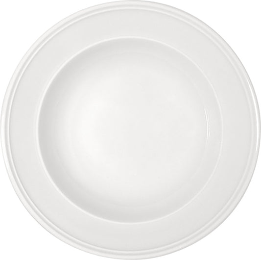 White Deep Plate with Rim 11.3" dia. x 2" 16.9 oz Come4Table by Bauscher