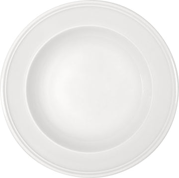 White Deep Plate with Rim 11.3" dia. x 2" 16.9 oz Come4Table by Bauscher