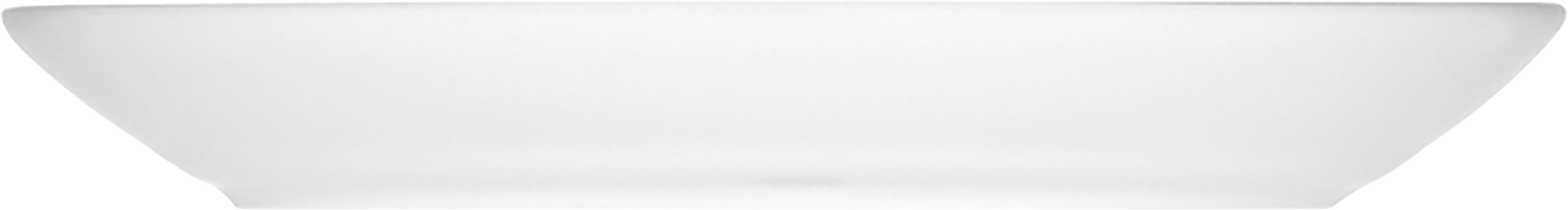 White Oval Platter with Steep Rim 8