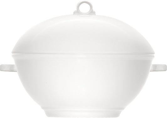 White Soup Tureen 8.9" dia. x 7.3" 67.6 oz Come4Table by Bauscher