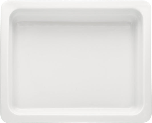 White Gastronorm Tray 12.8" x 10.4" x 2.6" 111.6 oz Buffet by Bauscher