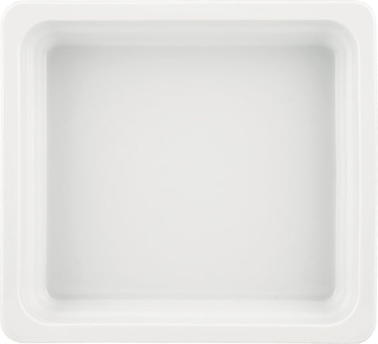 White Gastronorm Tray 13.9" x 12.8" x 2.6" 157.2 oz Buffet by Bauscher