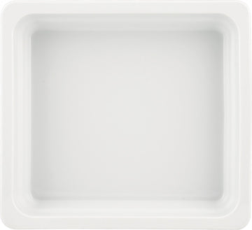 White Gastronorm Tray 13.9" x 12.8" x 2.6" 157.2 oz Buffet by Bauscher