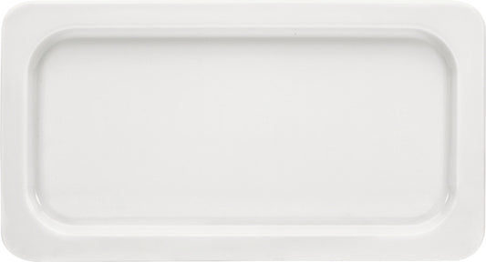 White Gastronorm Tray 12.8" x 6.9" x 0.8" 11.5 oz Buffet by Bauscher