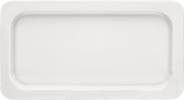 White Gastronorm Tray 12.8" x 6.9" x 0.8" 11.5 oz Buffet by Bauscher