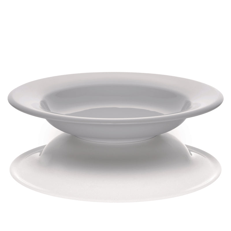 White Deep Plate 9.5