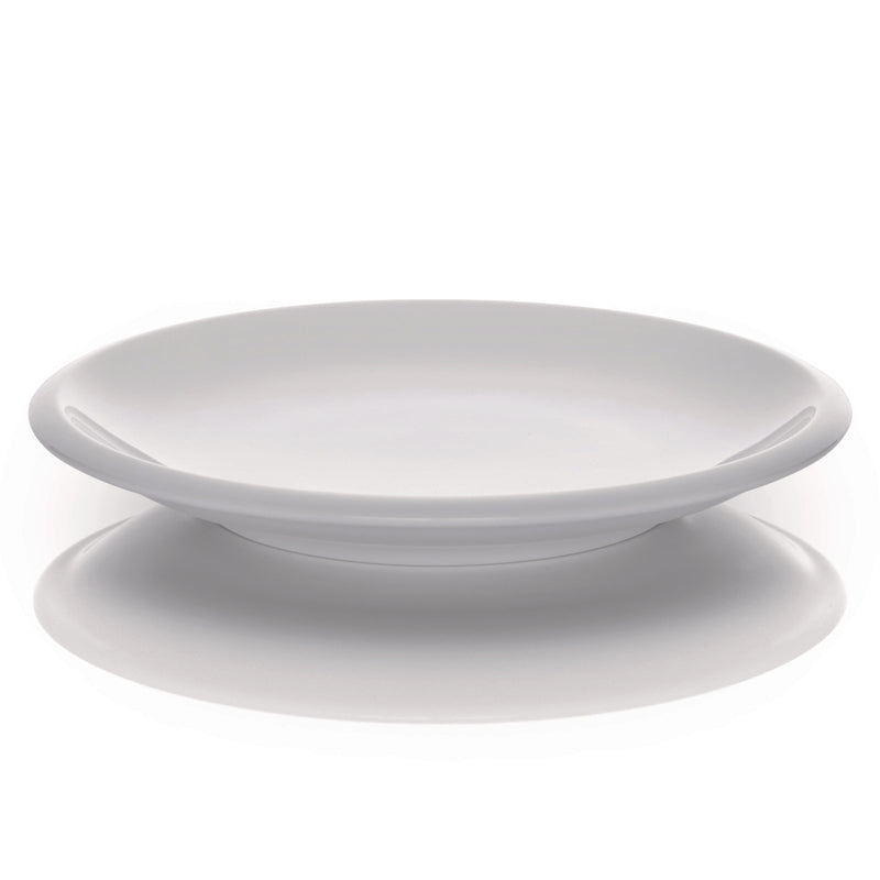 White Flat Coupe Plate 6.3