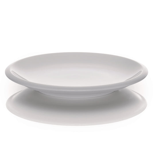 White Flat Coupe Plate 6.3" dia. Synergy by WMF