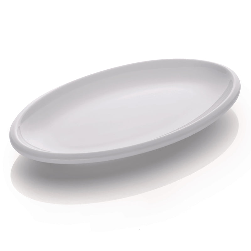 White Oval Platter 8.3