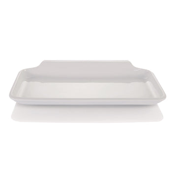 White Mr. Serve Platter 12.6" x 7.9" x 1.8" Synergy by WMF