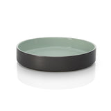 Geo Green Round Bowl 8.7