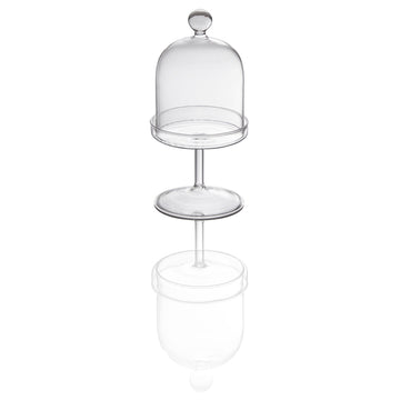 Clear Cloche on Stand 3.9" dia. x 3.5" x 8.3" Style Lights by WMF
