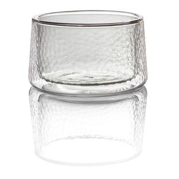 Smoke Round Double Walled Glass 4.7" dia. x 2.8", 8.5 oz Style Lights by WMF