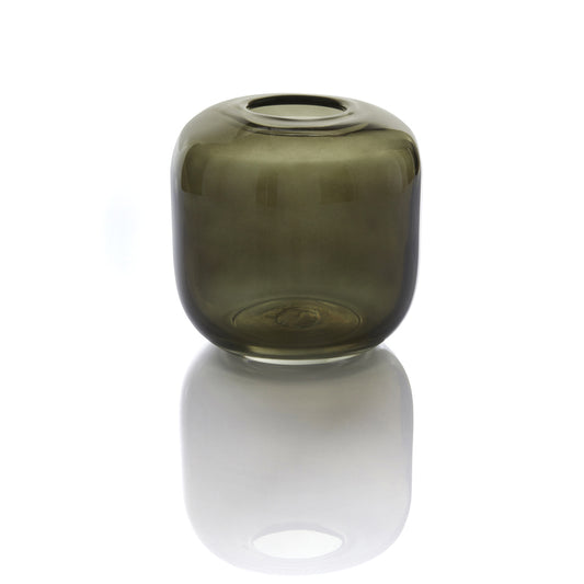 Moss Green Vase 6.1" dia. x 5.1" Style Lights by WMF