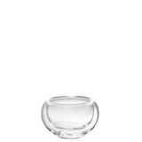 Clear Round Double Walled Bowl 2.9